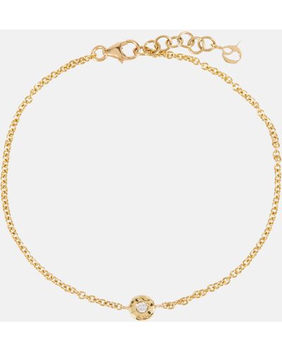 Octavia Elizabeth Nesting Gem 18kt Gold Bracelet With Diamond - Metallic