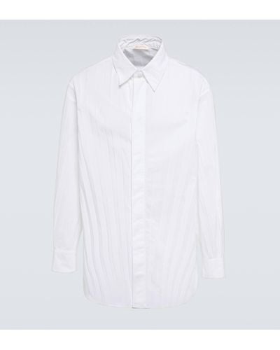 Valentino Cotton-blend Shirt - White