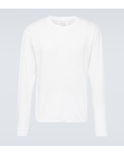 Les Tien Cotton Jersey Top - White