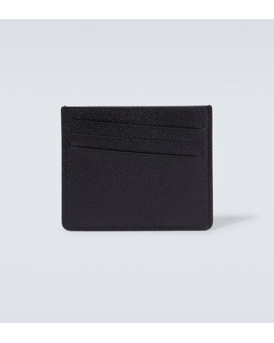 Maison Margiela Leather Card Case - Black