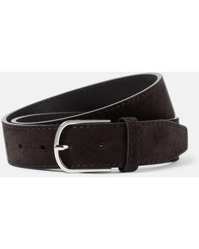 Totême Leather Belt - Black