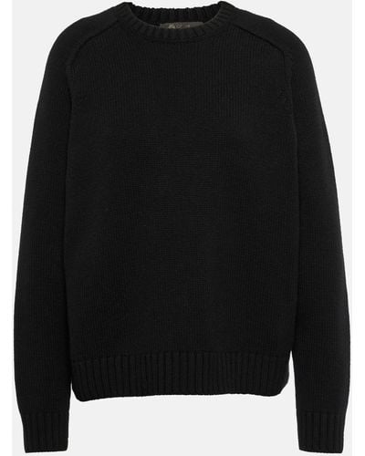 Loro Piana Parksville Cashmere Sweater - Black