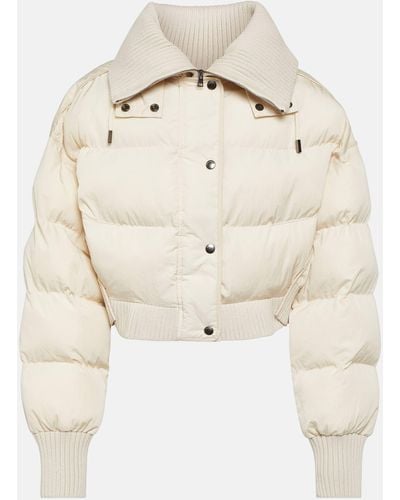 Jacquemus La Doudoune Caraco Quilted Shell Jacket - Natural