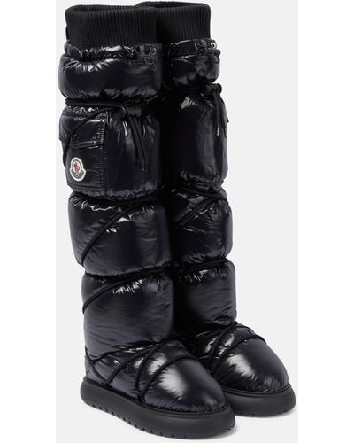Moncler Gaia Pocket High Snow Boots - Black