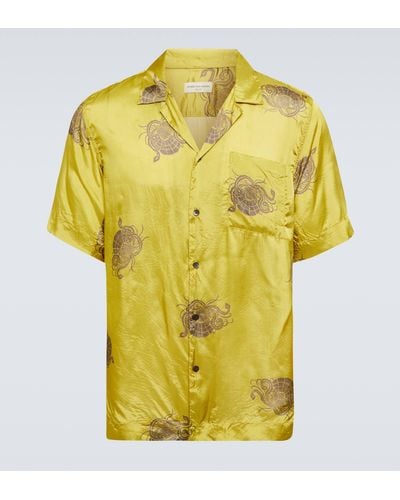 Dries Van Noten Printed Shirt - Yellow