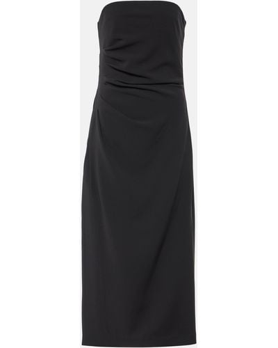 Proenza Schouler Shira Crepe Midi Dress - Black