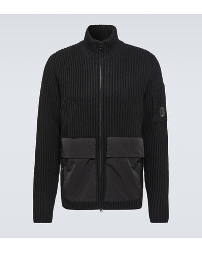 C.P. Company Wool-fleece Sweater - Black