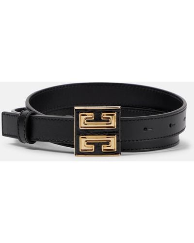 Givenchy 4g Leather Belt - Black