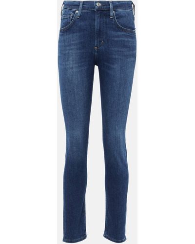 Citizens of Humanity Sloane High-rise Skinny Jeans - Blue