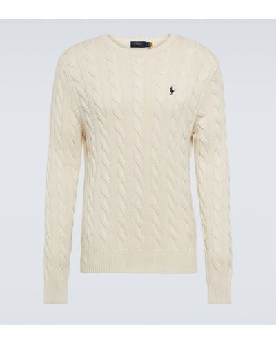 Polo Ralph Lauren Cotton Cable Knitted Sweater - Multicolour