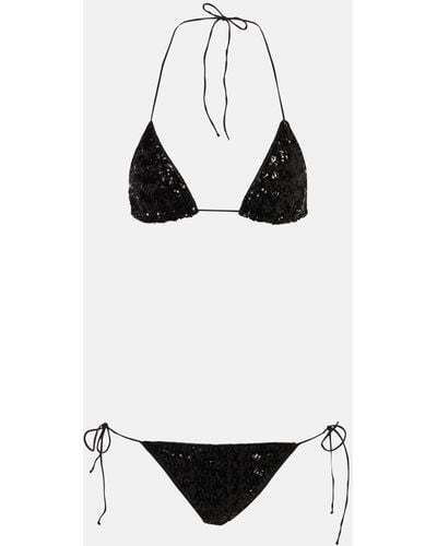 Oséree Sequined Bikini - White