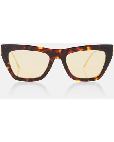 Etro Bold Pegaso Rectangular Sunglasses - Brown