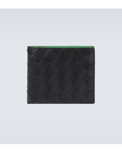Bottega Veneta Intrecciato Leather Bifold Wallet - Black
