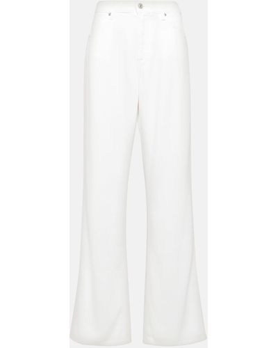 7 For All Mankind Tess Wide-leg Jeans - White