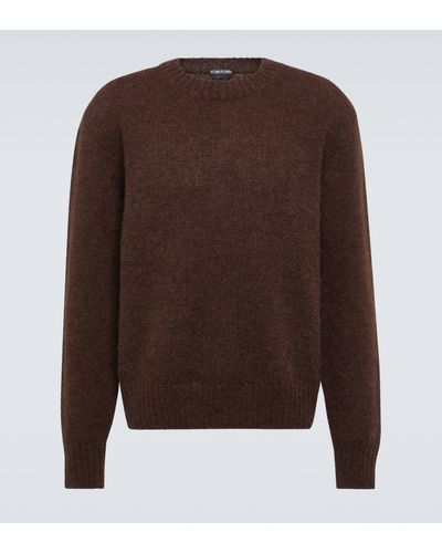 Tom Ford Alpaca-blend Sweater - Brown