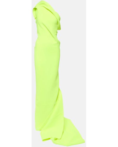 Maticevski Instrumental One-shoulder Gown - Green