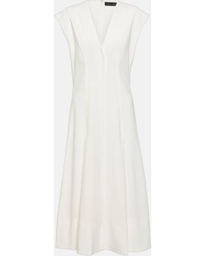 Proenza Schouler Crepe Midi Dress - White
