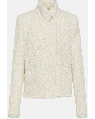 Isabel Marant Graziae Tweed Jacket - White