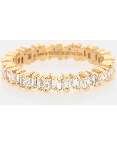 Suzanne Kalan Fireworks 18kt Gold Ring With Diamonds - Metallic