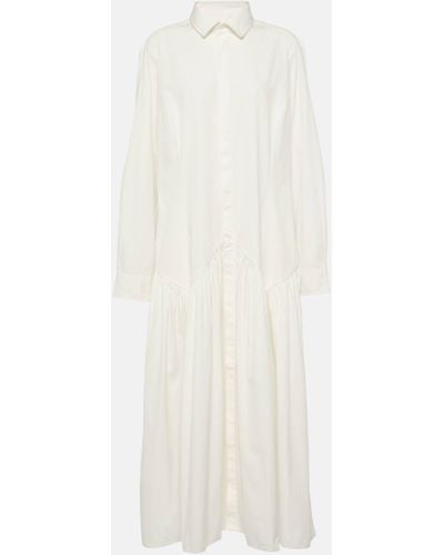 Polo Ralph Lauren Cotton-blend Shirt Dress - White