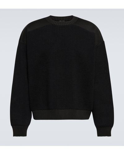 Y-3 Utility Wool-blend Sweater - Black