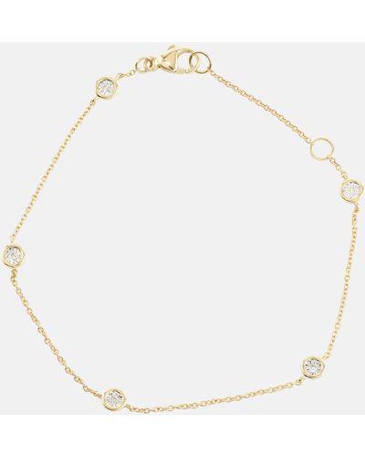 STONE AND STRAND Diamonds By The Dozen 10kt Gold Bracelet With Diamonds - White