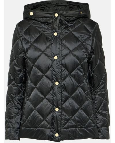 Max Mara The Cube Risoft Quilted Down Jacket - Black