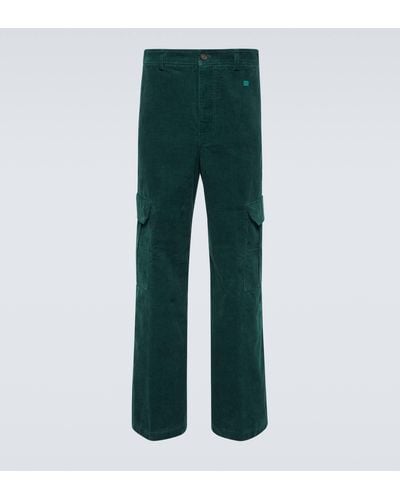 Acne Studios Cotton Corduroy Cargo Pants - Green