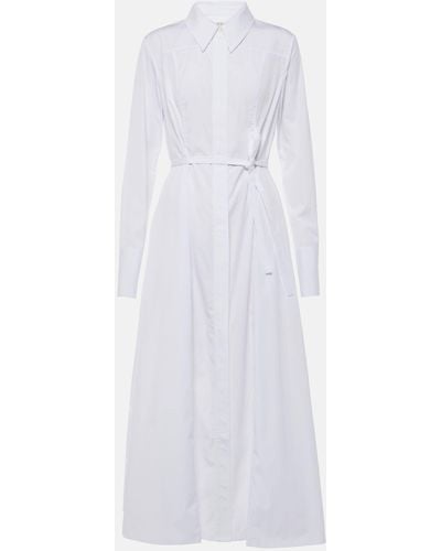 Co. Tton Shirt Dress - White