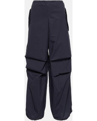 AG Jeans Cotton Cargo Pants - Blue