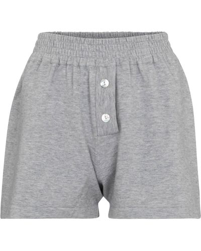 Live The Process Cashmere-blend Shorts - Grey