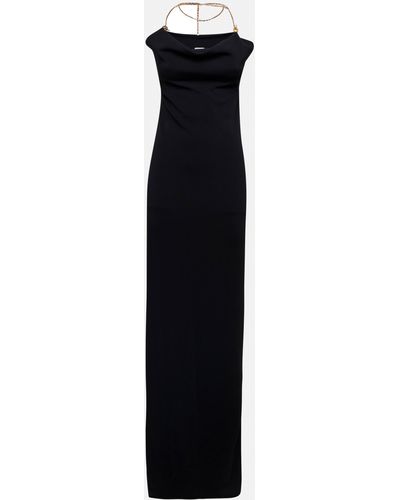 Bottega Veneta Chain-detail Gown - Black
