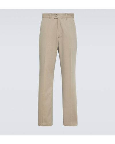 Our Legacy Darien Cotton-blend Chinos - Natural