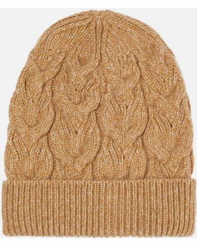 Loro Piana Cable-knit Cashmere Beanie - Brown