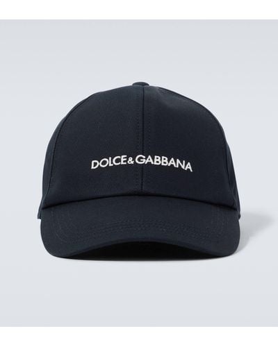 Dolce & Gabbana Logo Embroidery Cap - Blue