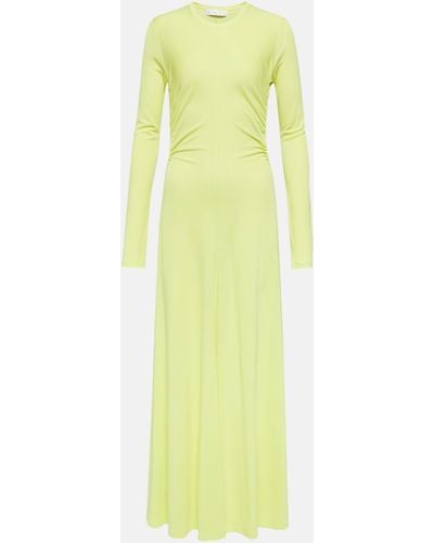 Proenza Schouler White Label Cutout Jersey Maxi Dress - Yellow