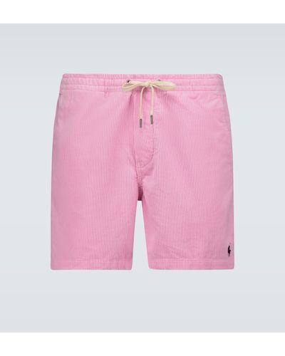 Polo Ralph Lauren Corduroy Cotton Shorts - Pink