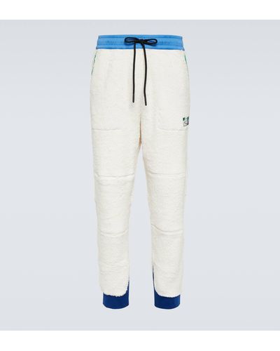 3 MONCLER GRENOBLE Fleece Sweatpants - White