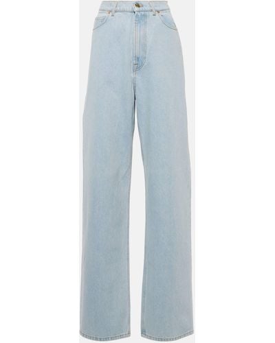Nina Ricci High-rise Straight Jeans - Blue