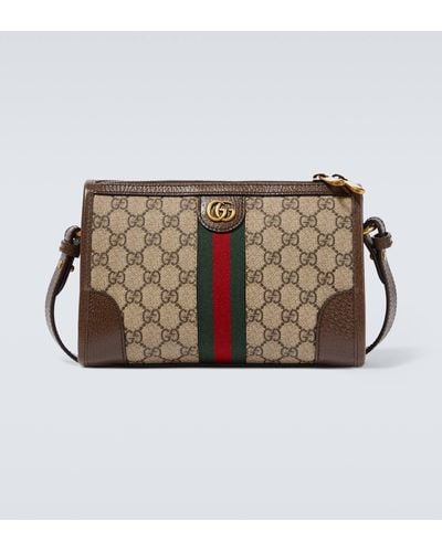 Gucci Ophidia GG Canvas Messenger Bag - Brown
