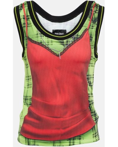Y. Project Printed Tank Top - Red