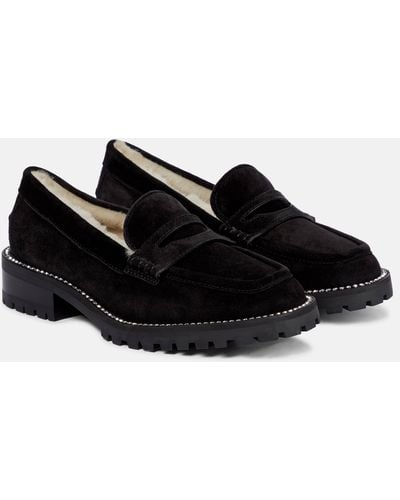 Jimmy Choo Deanna Suede Loafers - Black