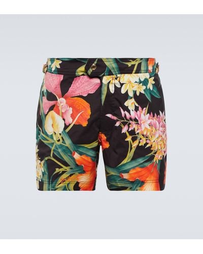 Tom Ford Bold Orchid Swim Shorts - Red