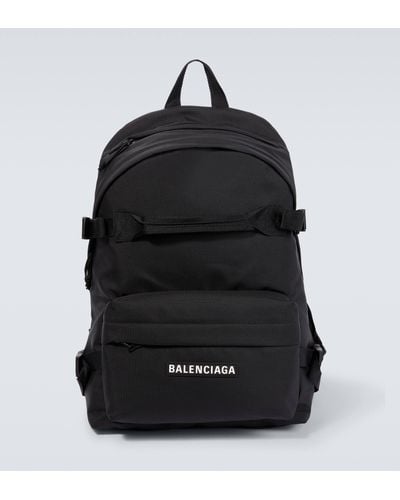 Balenciaga Logo Backpack - Black