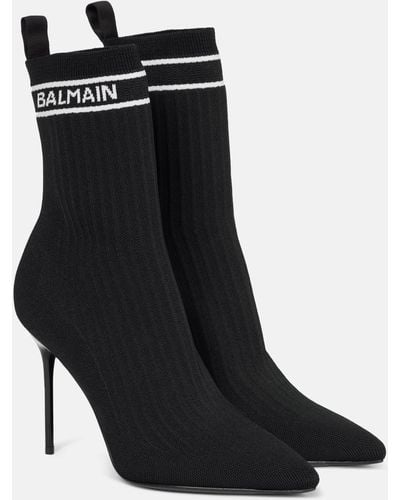 Balmain Skye Sock Boots 95 - Black