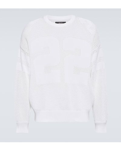 Amiri Cotton Sweater - White
