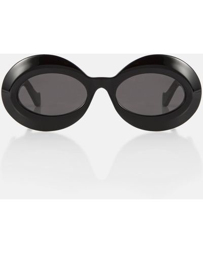Loewe Anagram Round Sunglasses - Brown