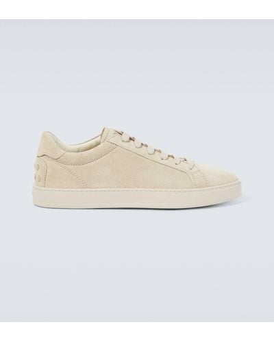 Tod's Suede Sneakers - White