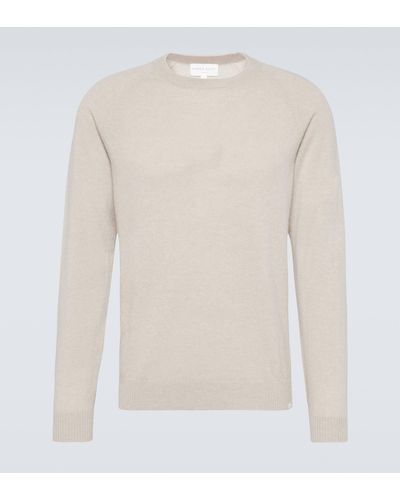 Derek Rose Finley Cashmere Sweater - Natural