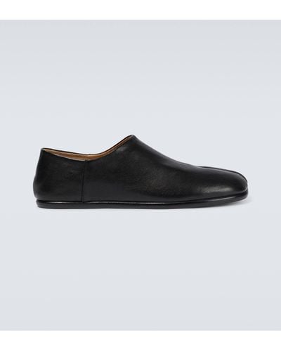 Maison Margiela Tabi Leather Loafers - Black